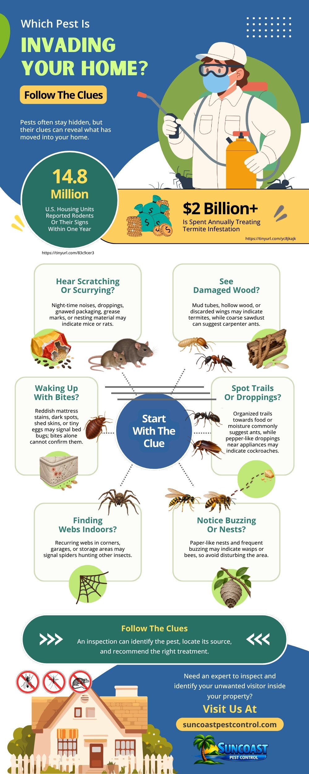 Follow the Clues for Pest
